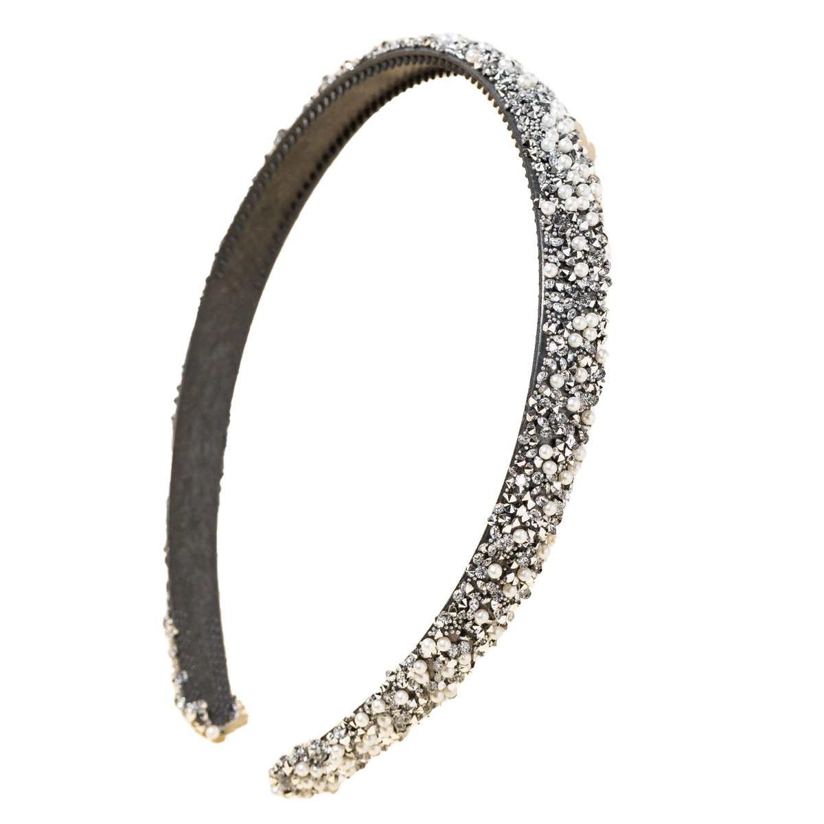 Glitter haarband - zilver